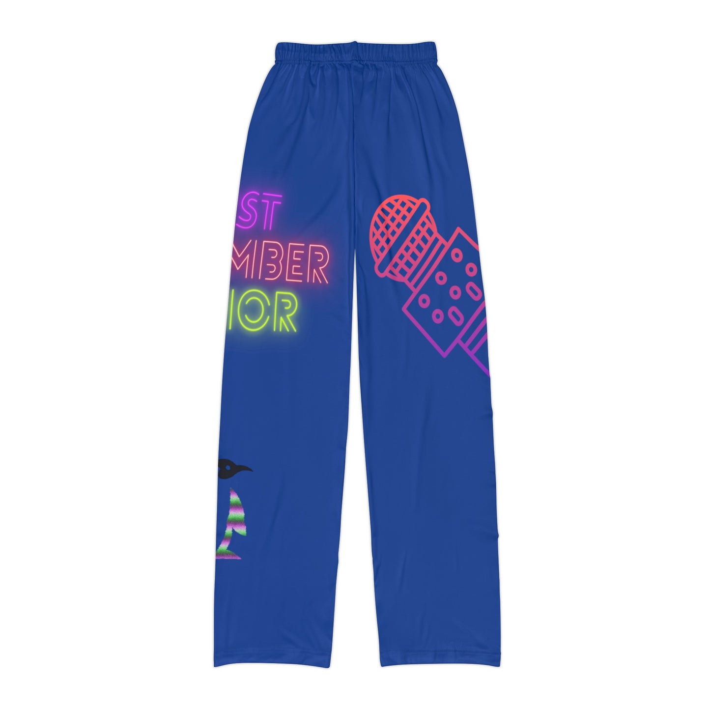 Kids Pajama Pants: Music Dark Blue