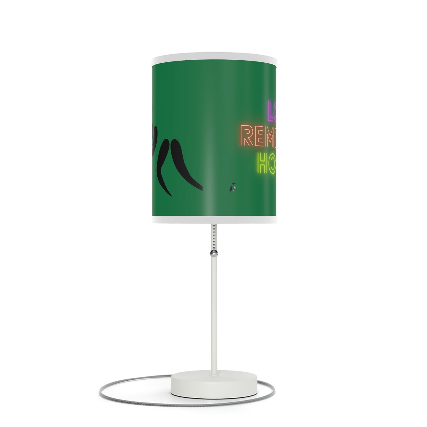 Lamp on a Stand, US|CA plug: Wrestling Dark Green