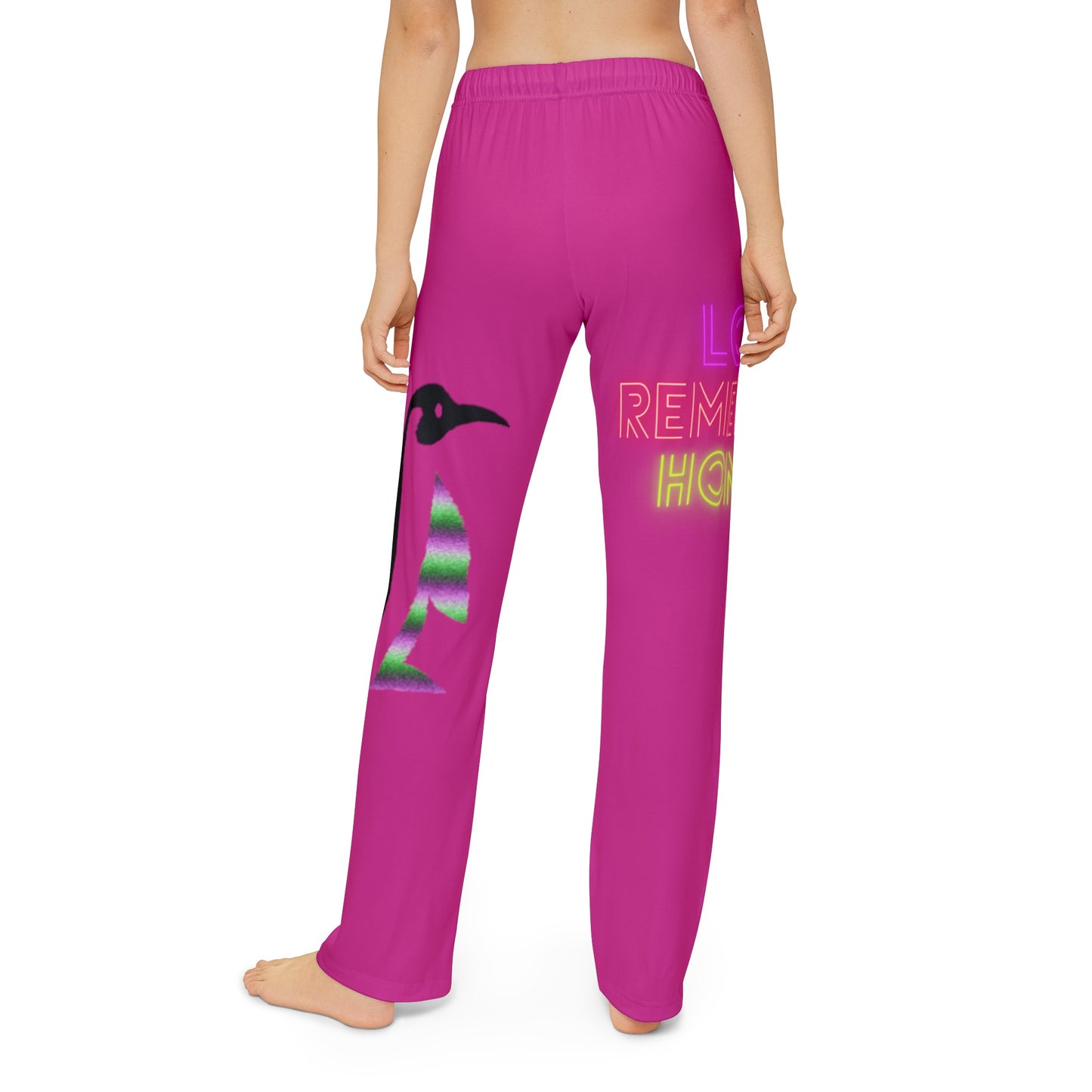 Kids Pajama Pants: Lost Remember Honor Pink