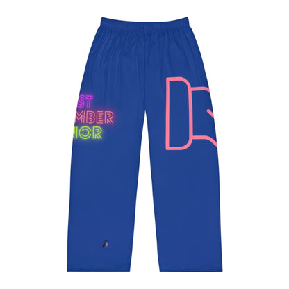 Men's Pajama Pants: Fight Cancer Dark Blue