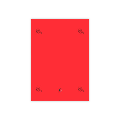 Post-it® Note Pads: Football Red