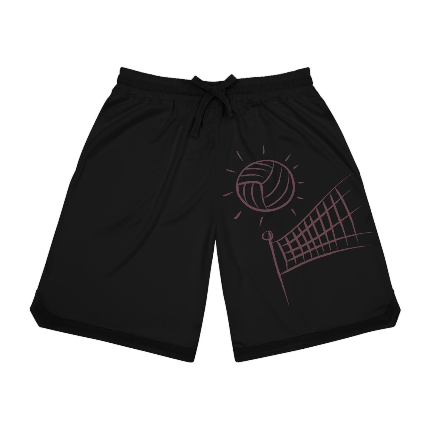 Basketball Rib Shorts: Volleyball Black