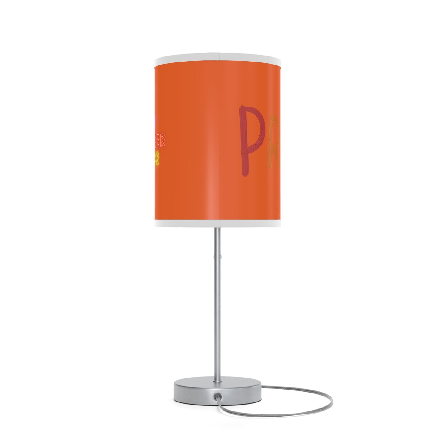 Lamp on a Stand, US|CA plug: LGBTQ Pride Orange 