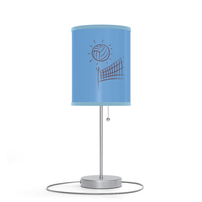 Lamp on a Stand, US|CA plug: Volleyball Lite Blue