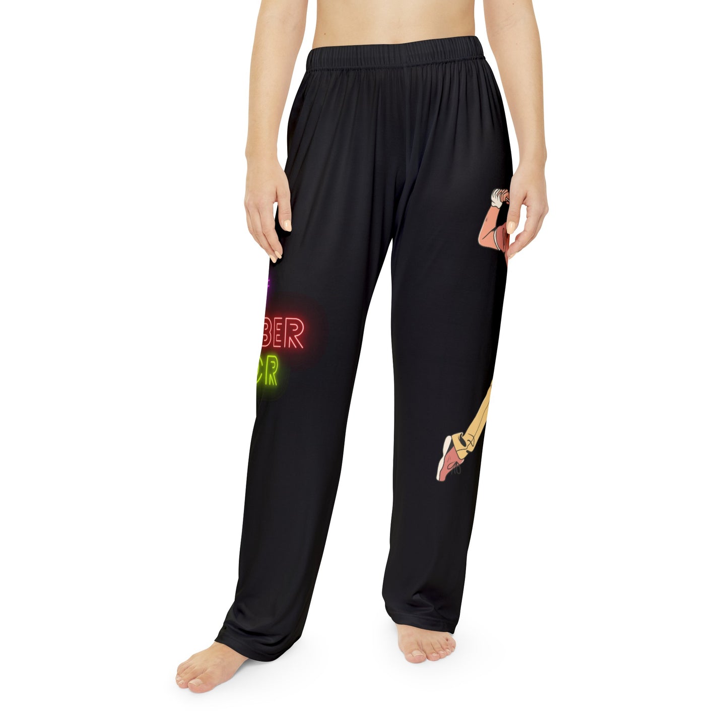 Women's Pajama Pants: Golf Black