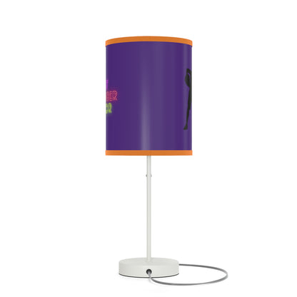 Lamp on a Stand, US|CA plug: Basketball Purple