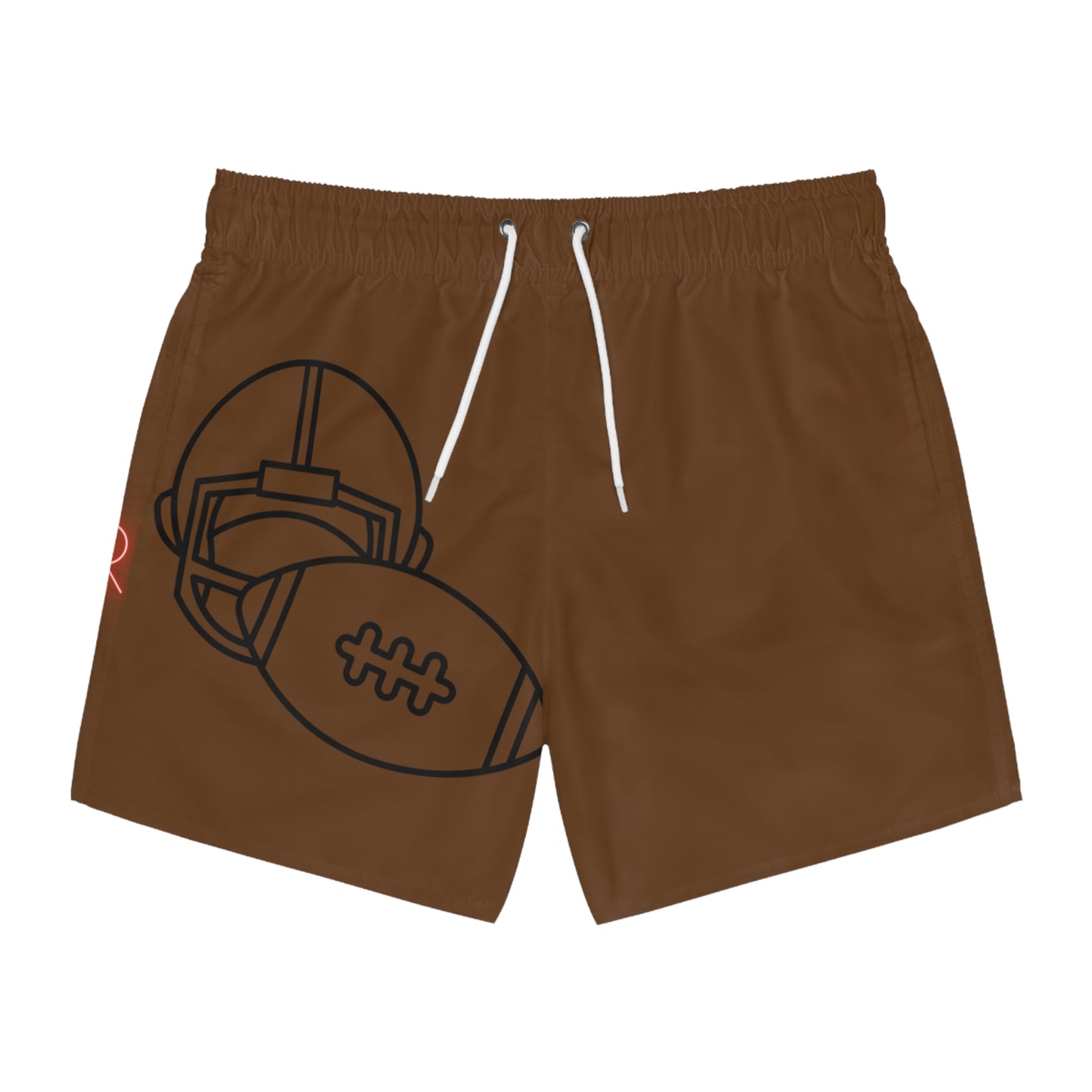 Swim Trunks: Football Brown