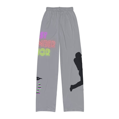 Kids Pajama Pants: Baseball Grey