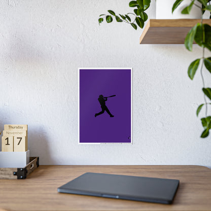 Gloss Posters: Baseball Purple
