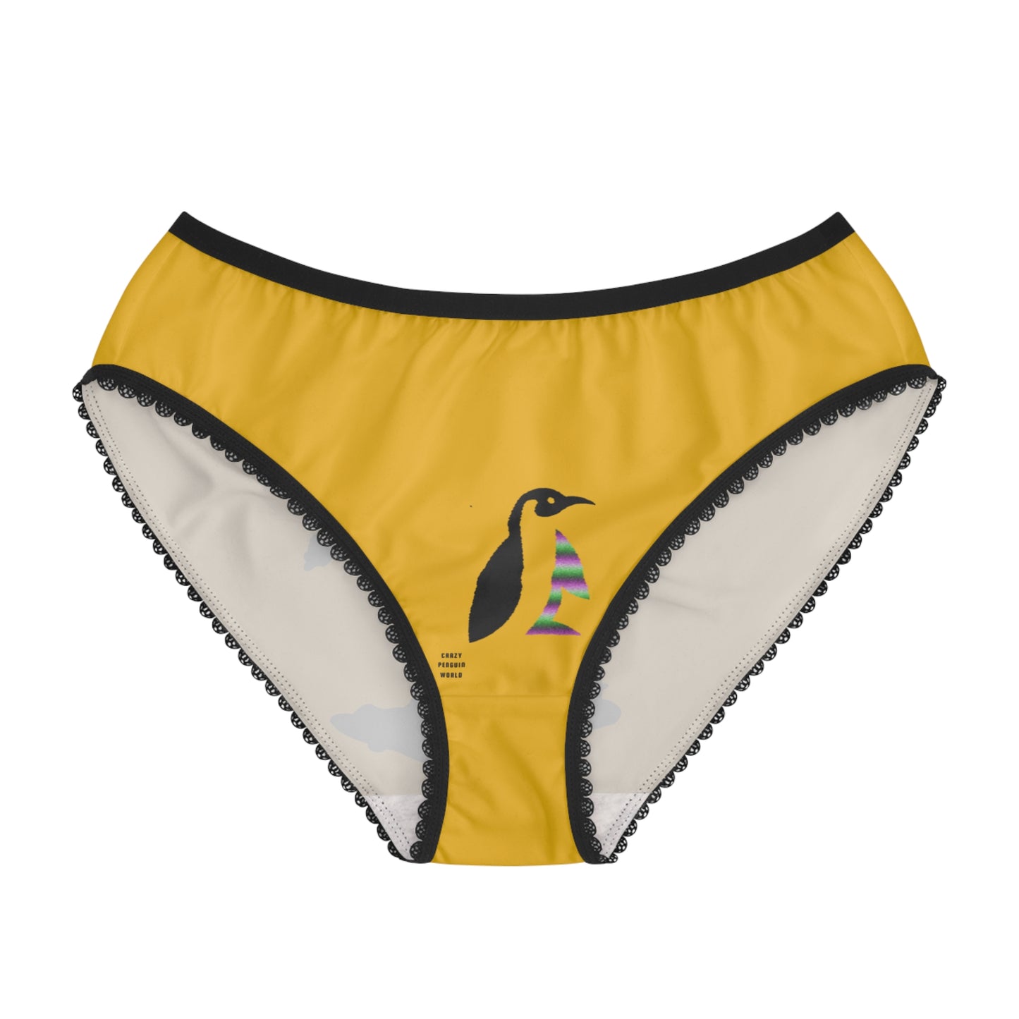 Women's Briefs: Skateboarding Yellow