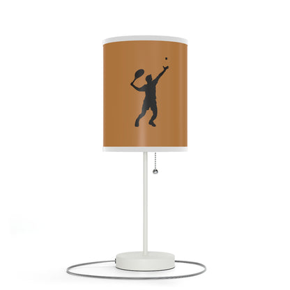 Lamp on a Stand, US|CA plug: Tennis Lite Brown