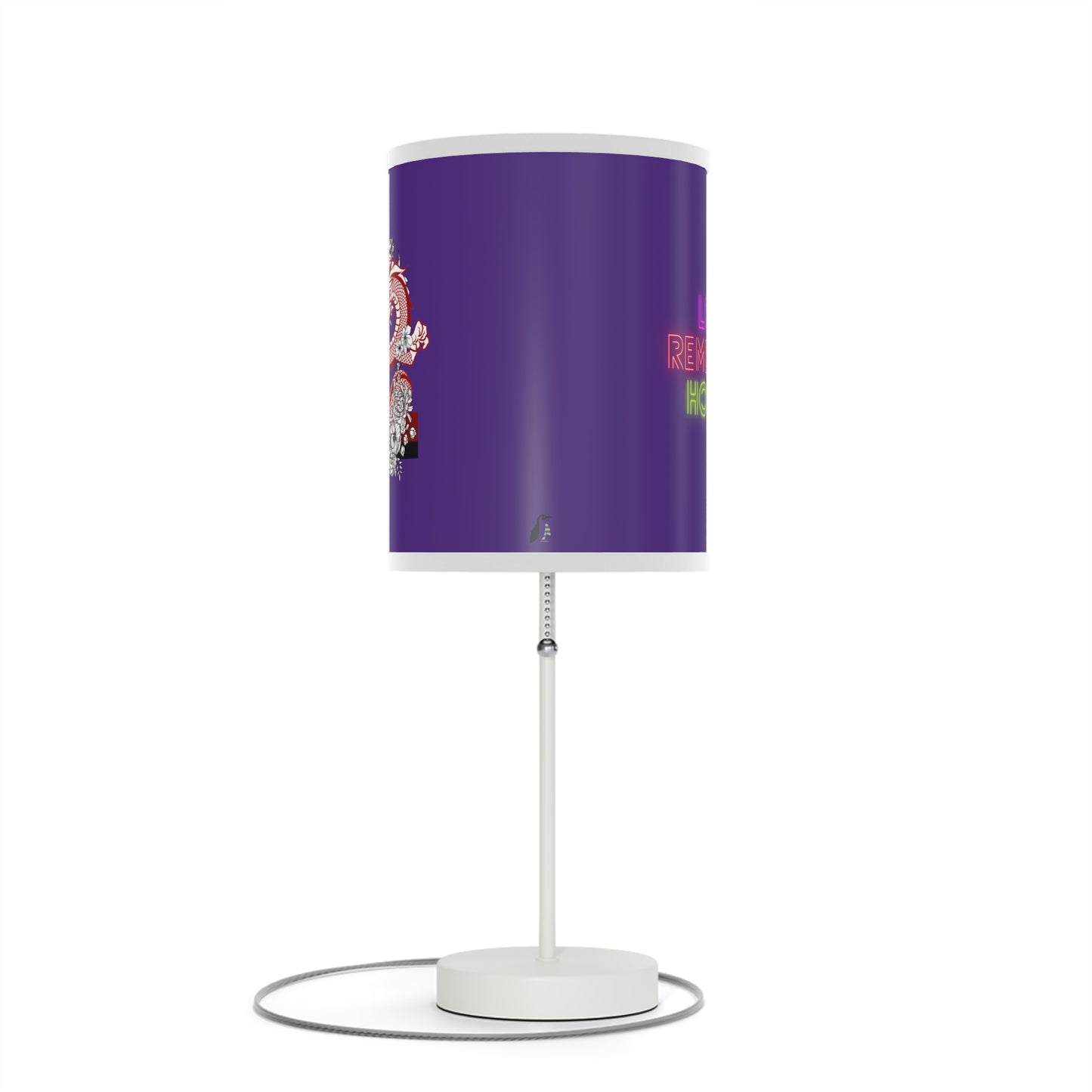 Lamp on a Stand, US|CA plug: Dragons Purple