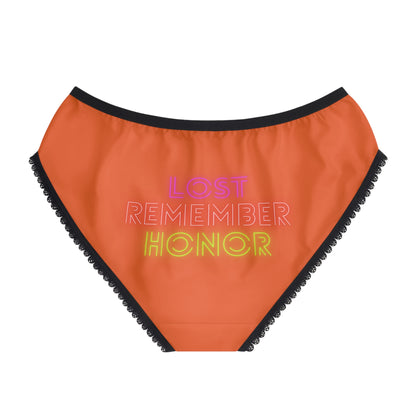 Women's Briefs: Lost Remember Honor Orange