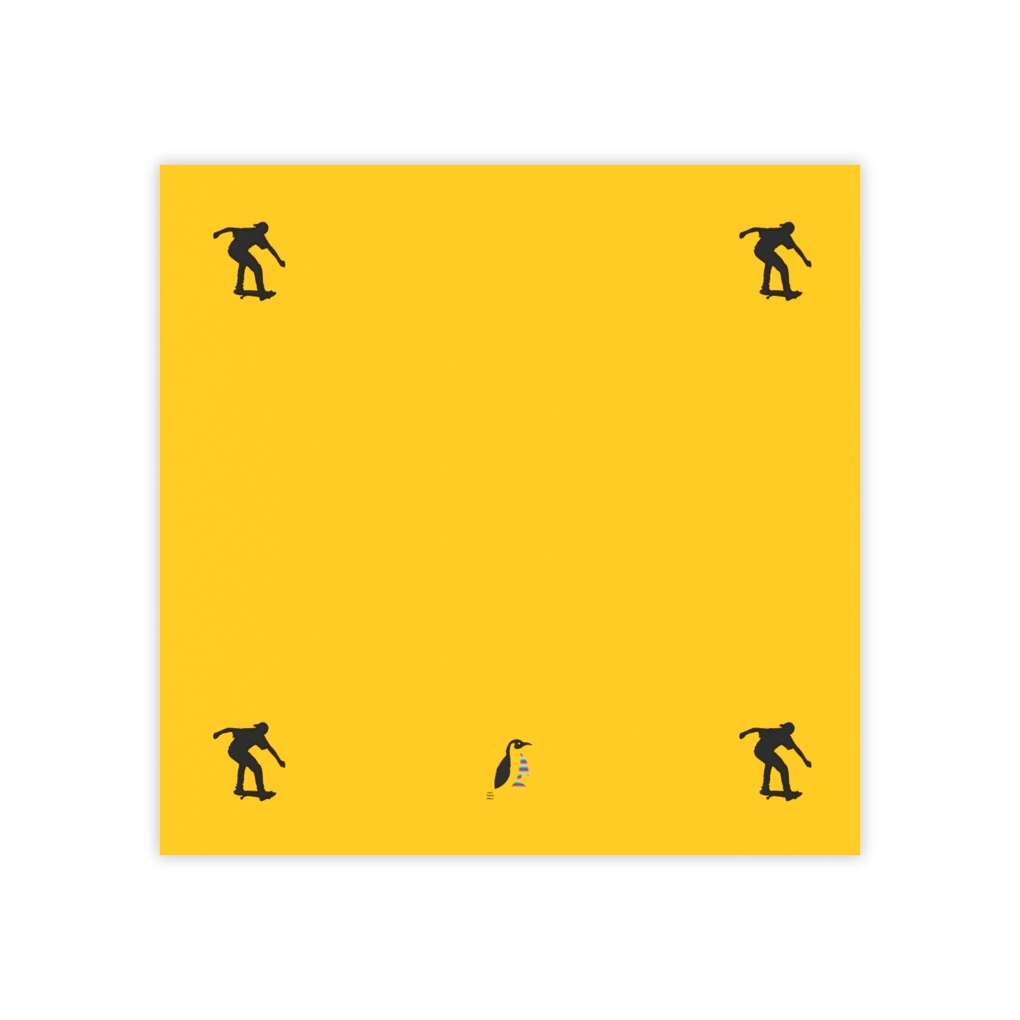 Post-it® Note Pads: Skateboarding Yellow