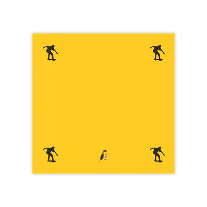 Post-it® Note Pads: Skateboarding Yellow