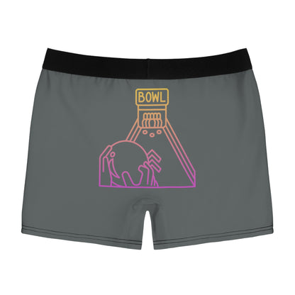 Men's Boxer Briefs: Bowling Dark Grey