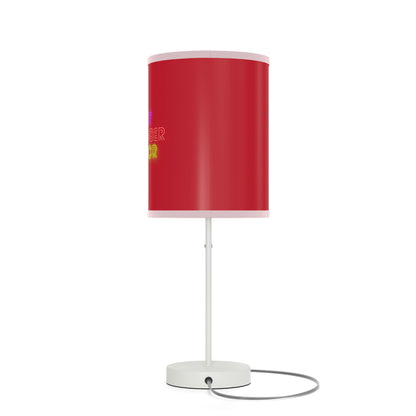 Lamp on a Stand, US|CA plug: Volleyball Dark Red