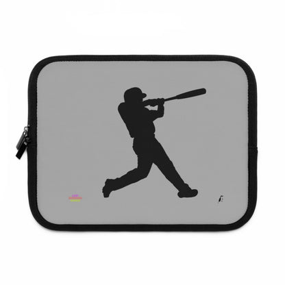 Laptop Sleeve: Baseball Lite Grey