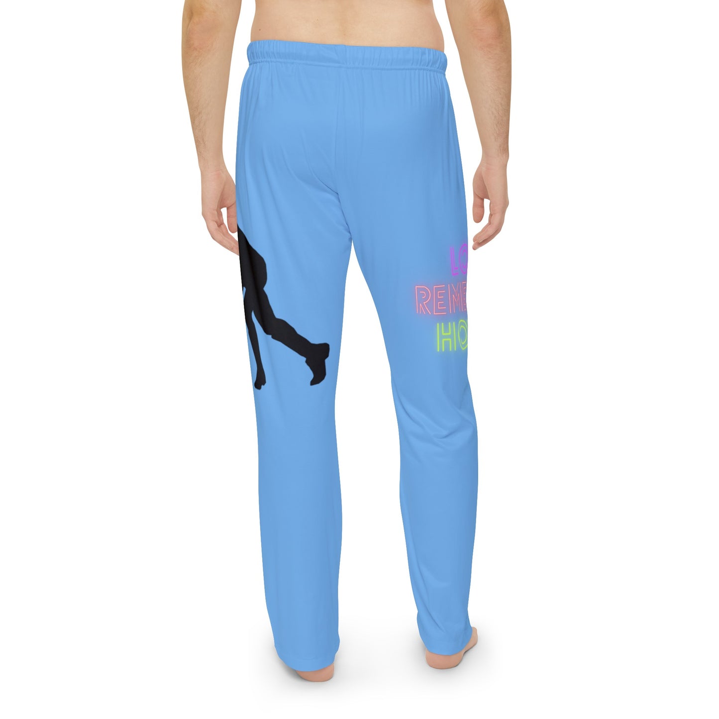 Men's Pajama Pants: Hockey Lite Blue