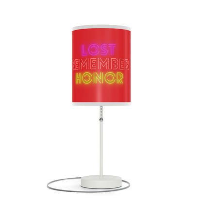 Lamp on a Stand, US|CA plug: Lost Remember Honor Red