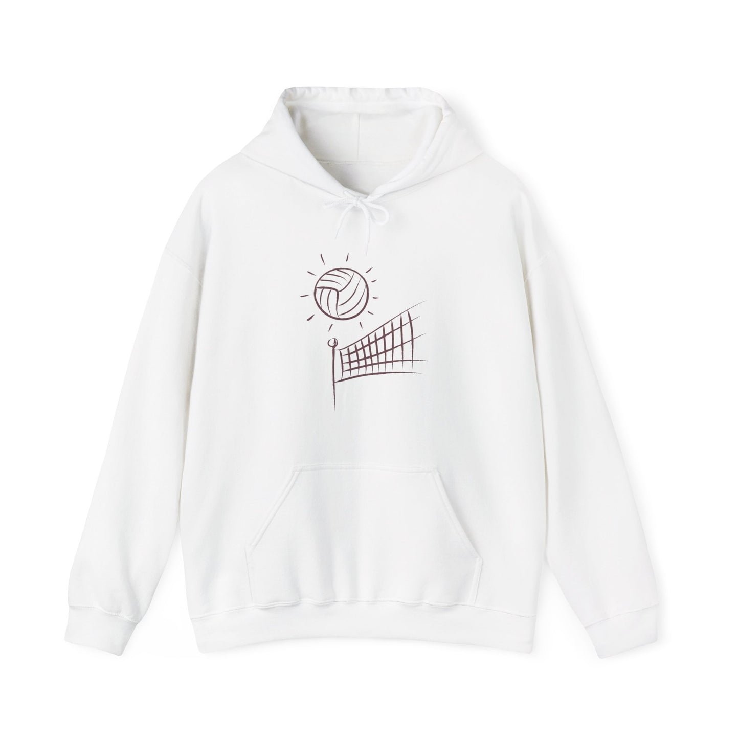 Heavy Blend™ Hooded Sweatshirt: Volleyball #1