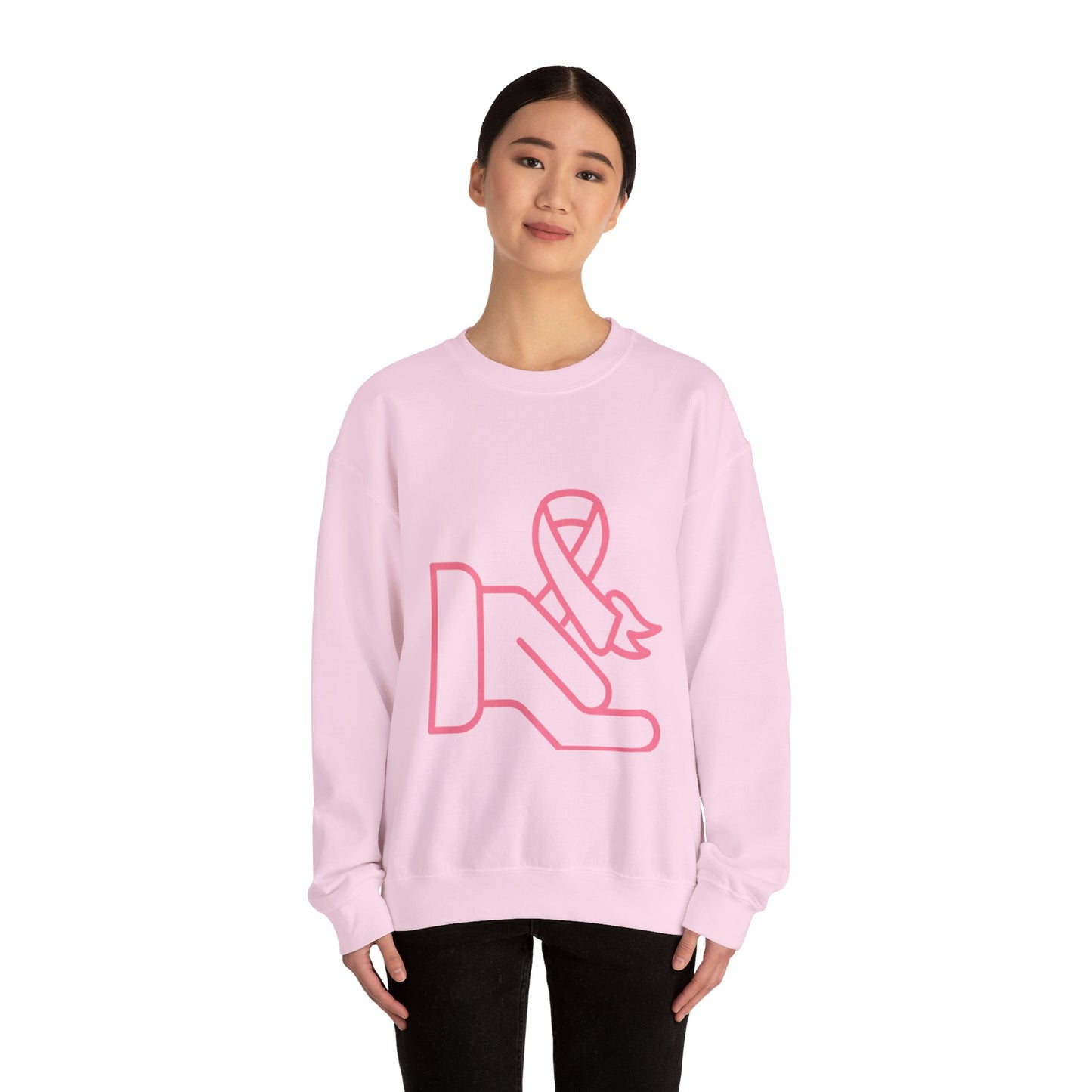 Heavy Blend™ Crewneck Sweatshirt: Fight Cancer #2