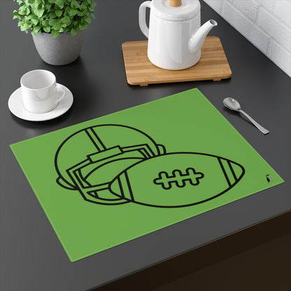 Placemat, 1pc: Football Green