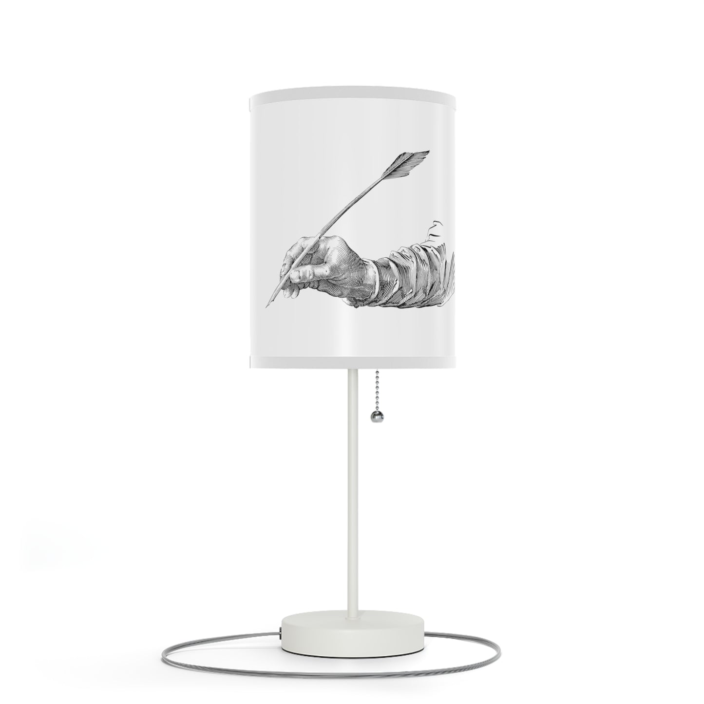 Lamp sa isang Stand, US|CA plug: Writing White 