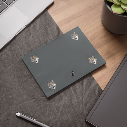 Post-it® Note Pads: Wolves Dark Grey