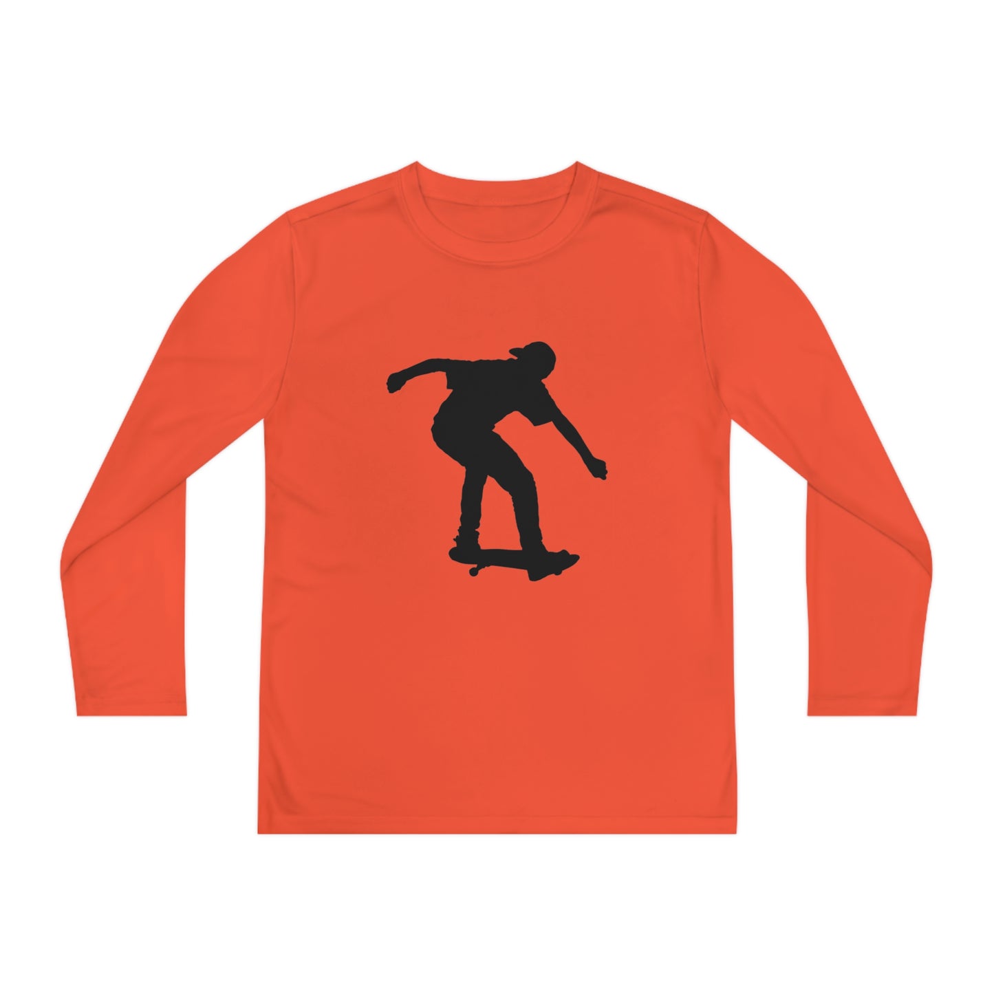 Youth Long Sleeve Competitor Tee: Skateboarding