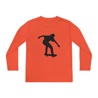 Youth Long Sleeve Competitor Tee: Skateboarding