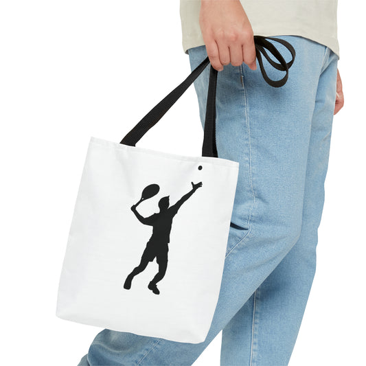 Tote Bag: Tennis White