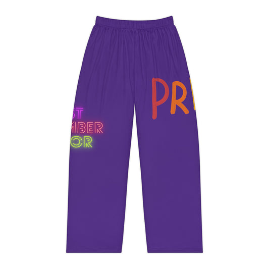 Women's Pajama Pants: LGBTQ Pride Purple