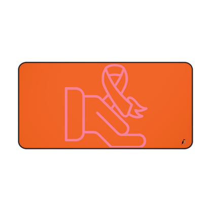 Desk Mat: Fight Cancer Orange