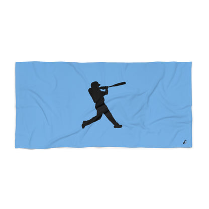 Beach Towel: Baseball Lite Blue