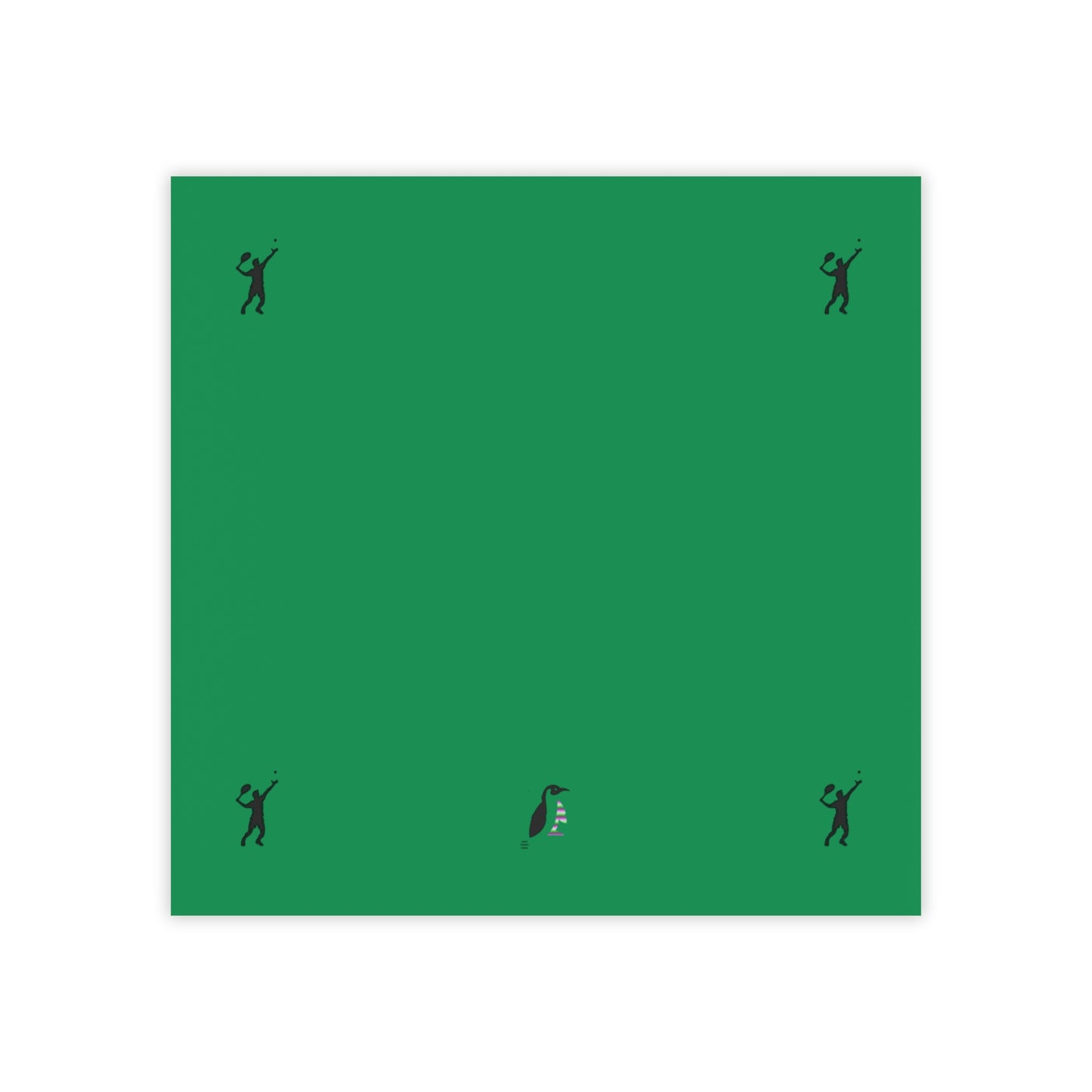 Post-it® Note Pads: Tennis Dark Green