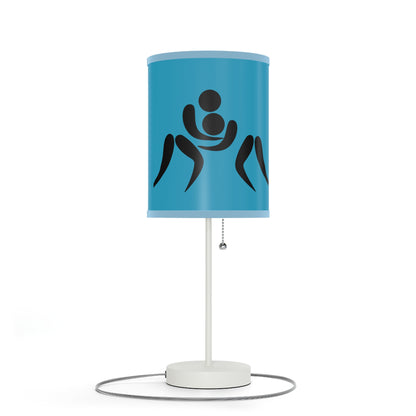 Lamp on a Stand, US|CA plug: Wrestling Turquoise