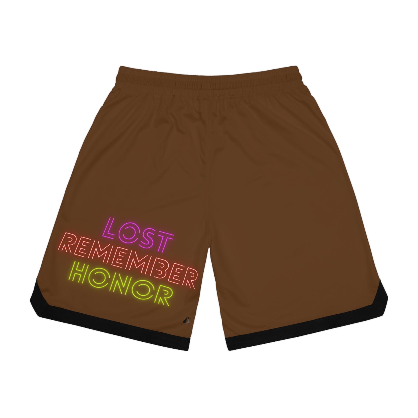 Basketball Rib Shorts: Weightlifting Brown