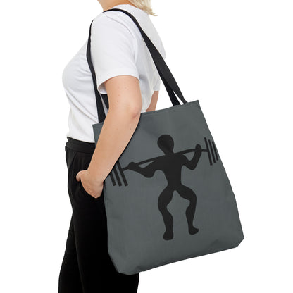 Tote Bag: Weightlifting Dark Grey