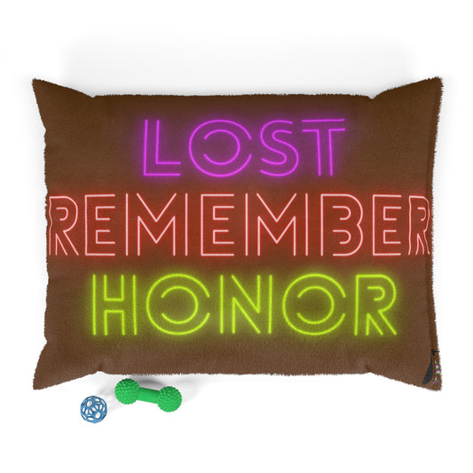 Pet Bed: Lost Remember Honor Brown