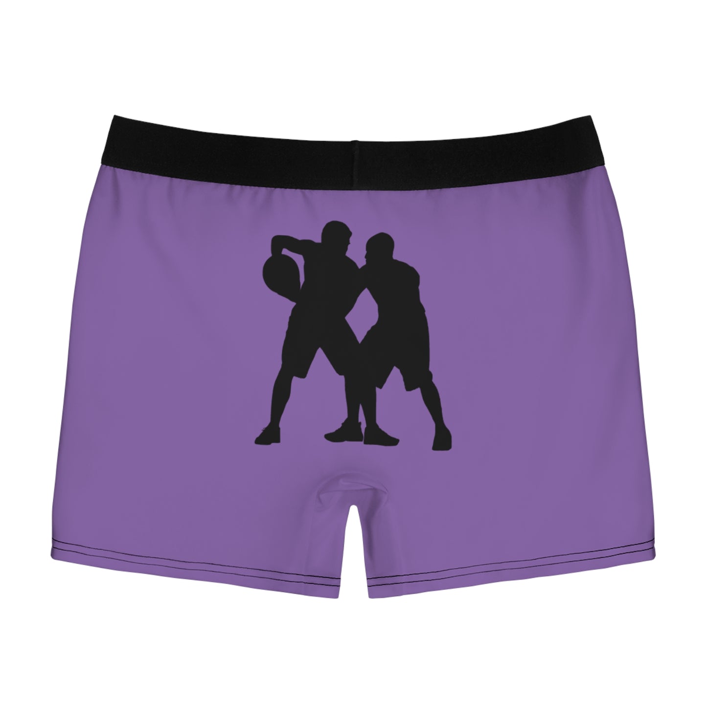 Men's Boxer Briefs: Basketball Lite Purple