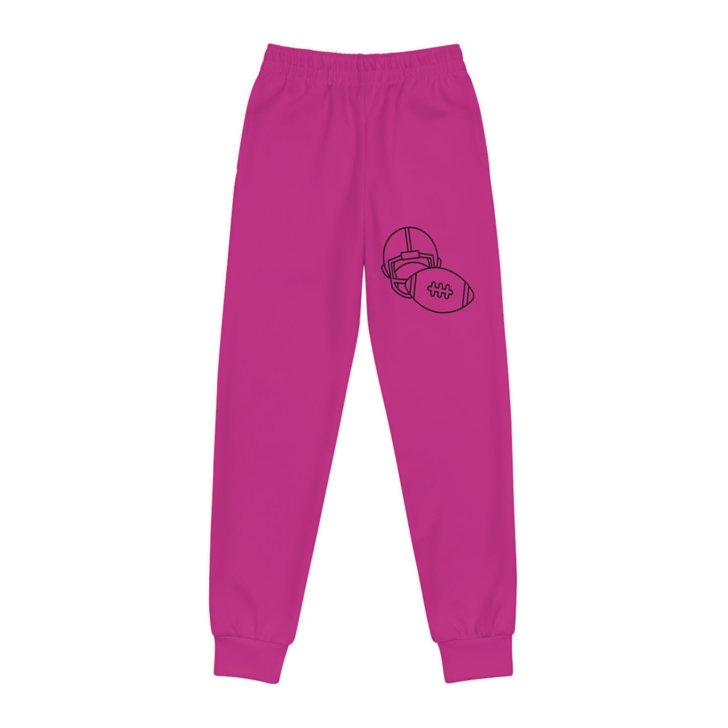 Youth Joggers: Football Pink