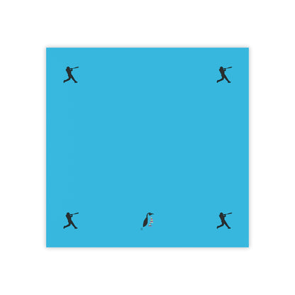 Post-it® Note Pads: Baseball Turquoise