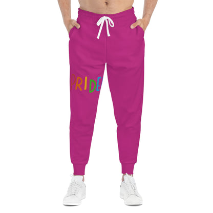 Athletic Joggers: LGBTQ Pride Pink