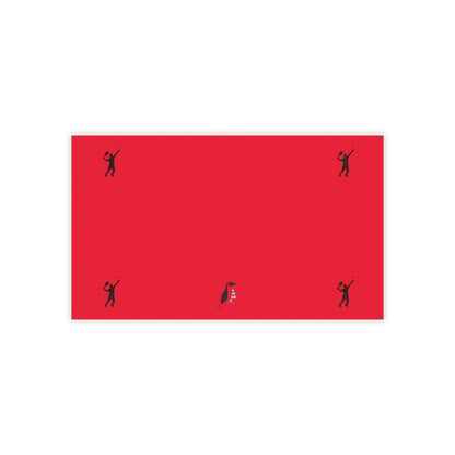 Post-it® Note Pads: Tennis Dark Red