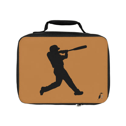 Lunch Bag: Baseball Lite Brown