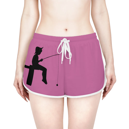 Women's Relaxed Shorts: Fishing Lite Pink