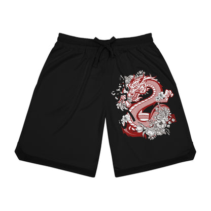 Basketball Rib Shorts: Dragons Black