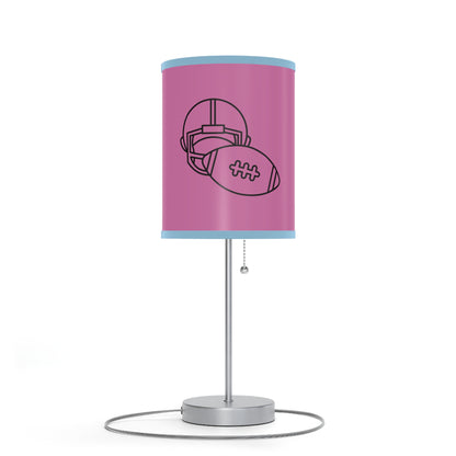 Lamp on a Stand, US|CA plug: Football Lite Pink