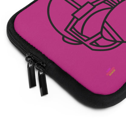 Laptop Sleeve: Football Pink